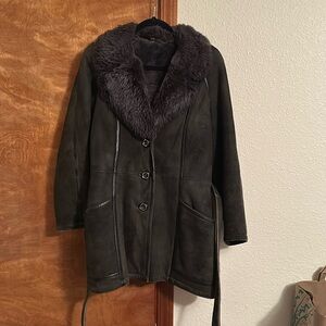 Vintage Genuine Suede & Shearling jacket from Spain
